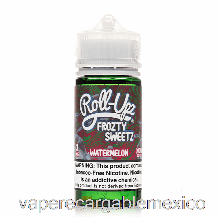Vape Recargable Ponche De Sandía Hielo - Jugo Roll-upz - 100ml 3mg
